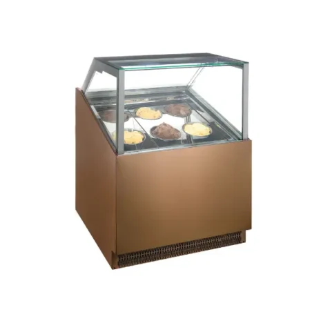 Floor-Standing Right-Angle Ice Cream Showcase Freezer