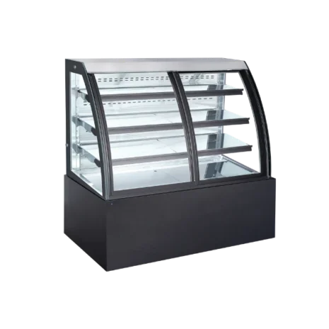 Four-Layer Curved Glass Front-Opening Cake Showcase(2°C to 8°C) (2)