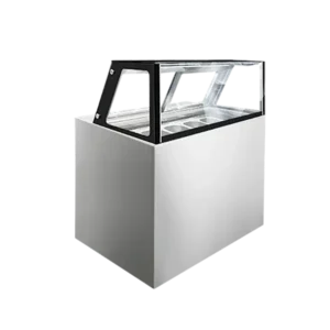 Straight Glass Ice Cream Showcase Freezer(-18℃ to -22℃)