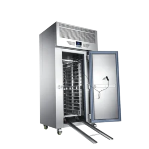 –40°C Air-Cooled 15 Trays Single Door Trolley Blast Chiller