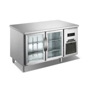 200L Double Glassdoor Commercial Undercounter Refrigerators
