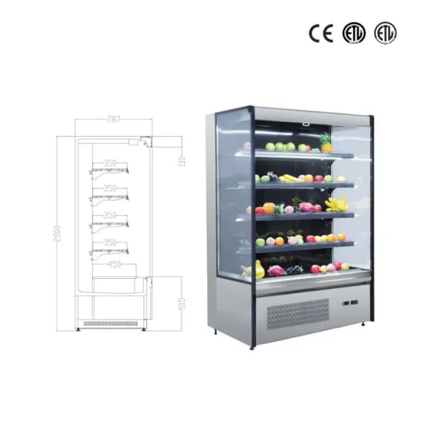 787 mm Deep Upright Refrigerated Display Cabinet 787 mm Deep Upright Refrigerated Display Cabinet