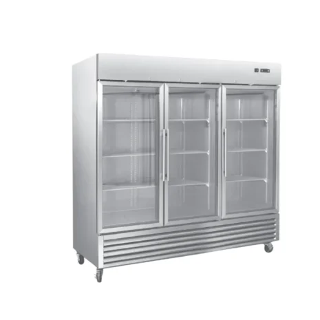 American-Style Stainless Steel Reach-In Refrigerator (2) American-Style Stainless Steel Reach-In Refrigerator (1)