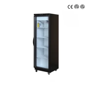 Stainless Steel and Glass Door Upright Display Refrigerators & Freezers