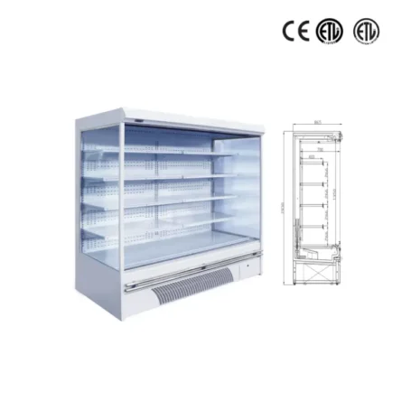 865mm Commercial Upright Refrigerated Display Cabinet 865mm Commercial Upright Refrigerated Display Cabinet