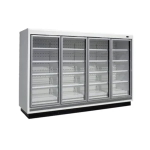 918mm Remote Upright Glass Door Freezer Display Cabinet