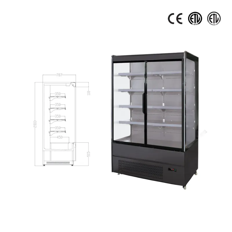 Commercial Glass Door Display Refrigerator