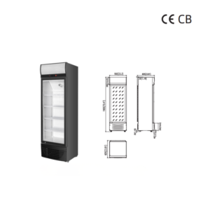 Commercial Glass Door Refrigerated Display Cooler
