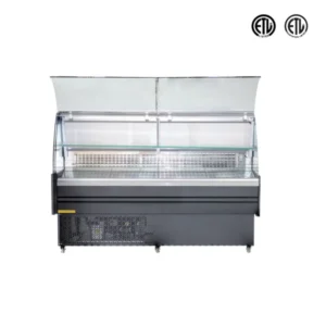 Curved Double-Sided Island Freezer for Frozen Food Display (1)