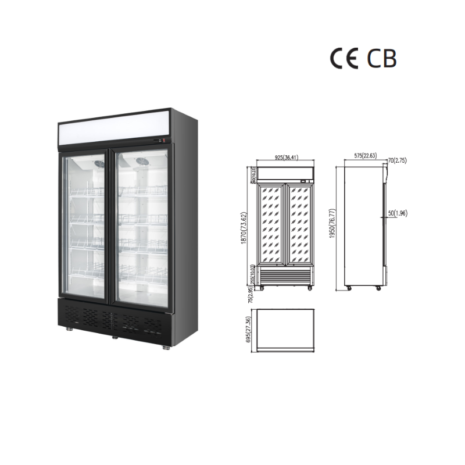 Double & Triple Door Commercial Beverage Display Cooler (3)