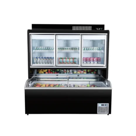 Dual-Temperature Mother & Child Commercial Display Freezer System (3) Dual-Temperature Mother & Child Commercial Display Freezer System (1)