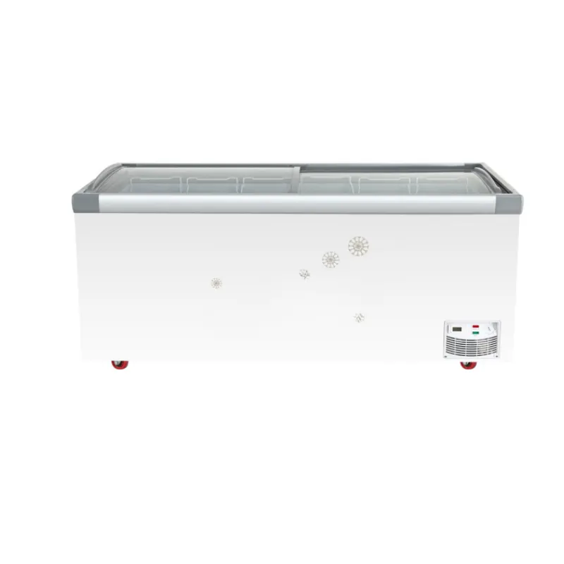 European-Style Commercial Island Display Freezer (1)