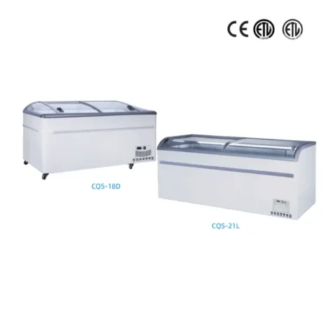 Supermarket Commercial Island Freezer Glass Sliding Door Display Freezer for Frozen Food and Ice Cream Display Freezer Supermarket Commercial Island Freezer Glass Sliding Door Display Freezer for Frozen Food and Ice Cream Display Freezer